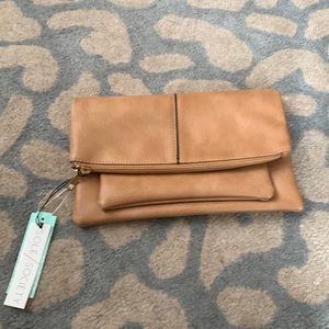 Camel Sole Society clutch purse NWT